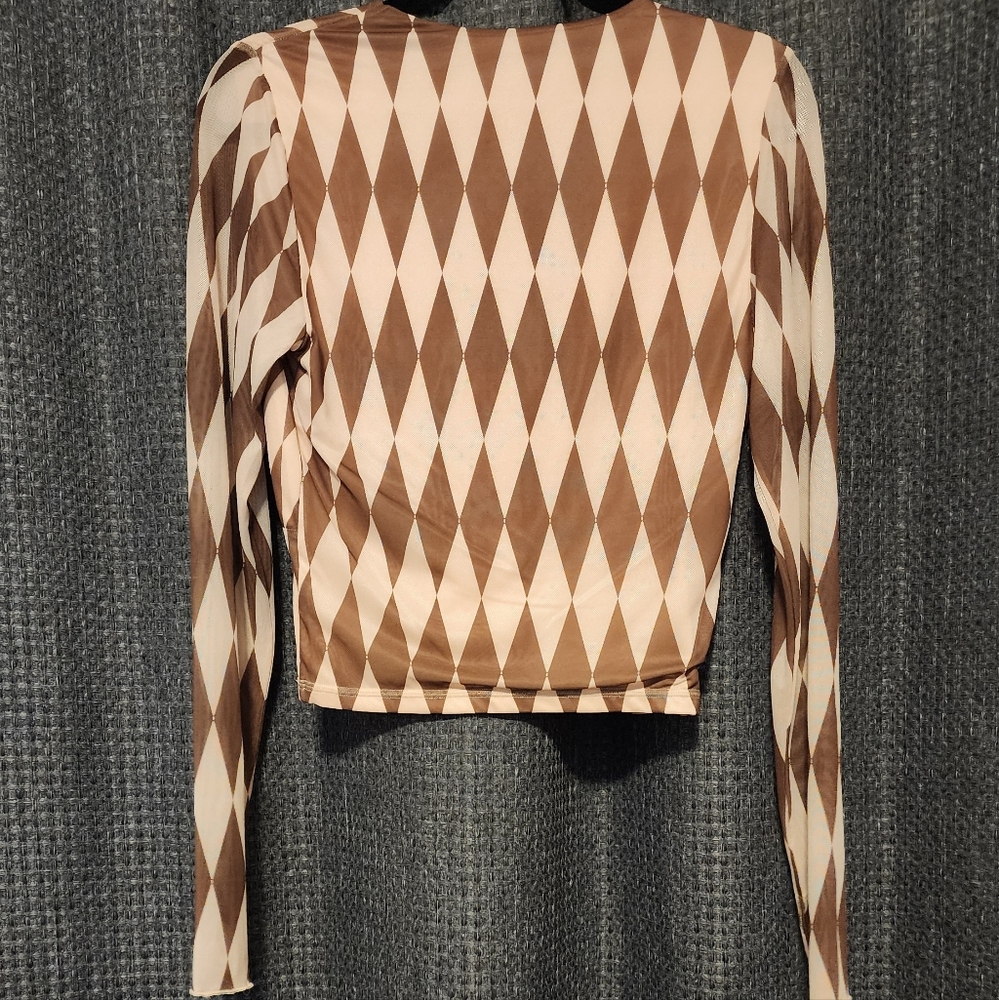 Forest Ink Patterned Women's Top - Picture 4 of 5
